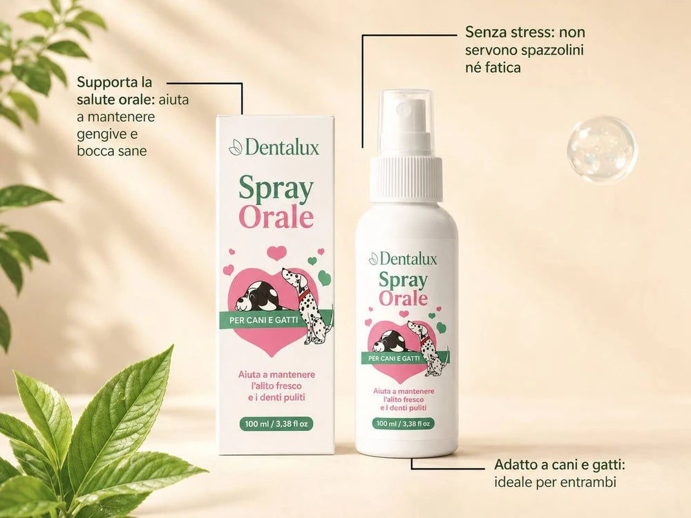 DENTALUX    Spray Dentale Cani e Gatti